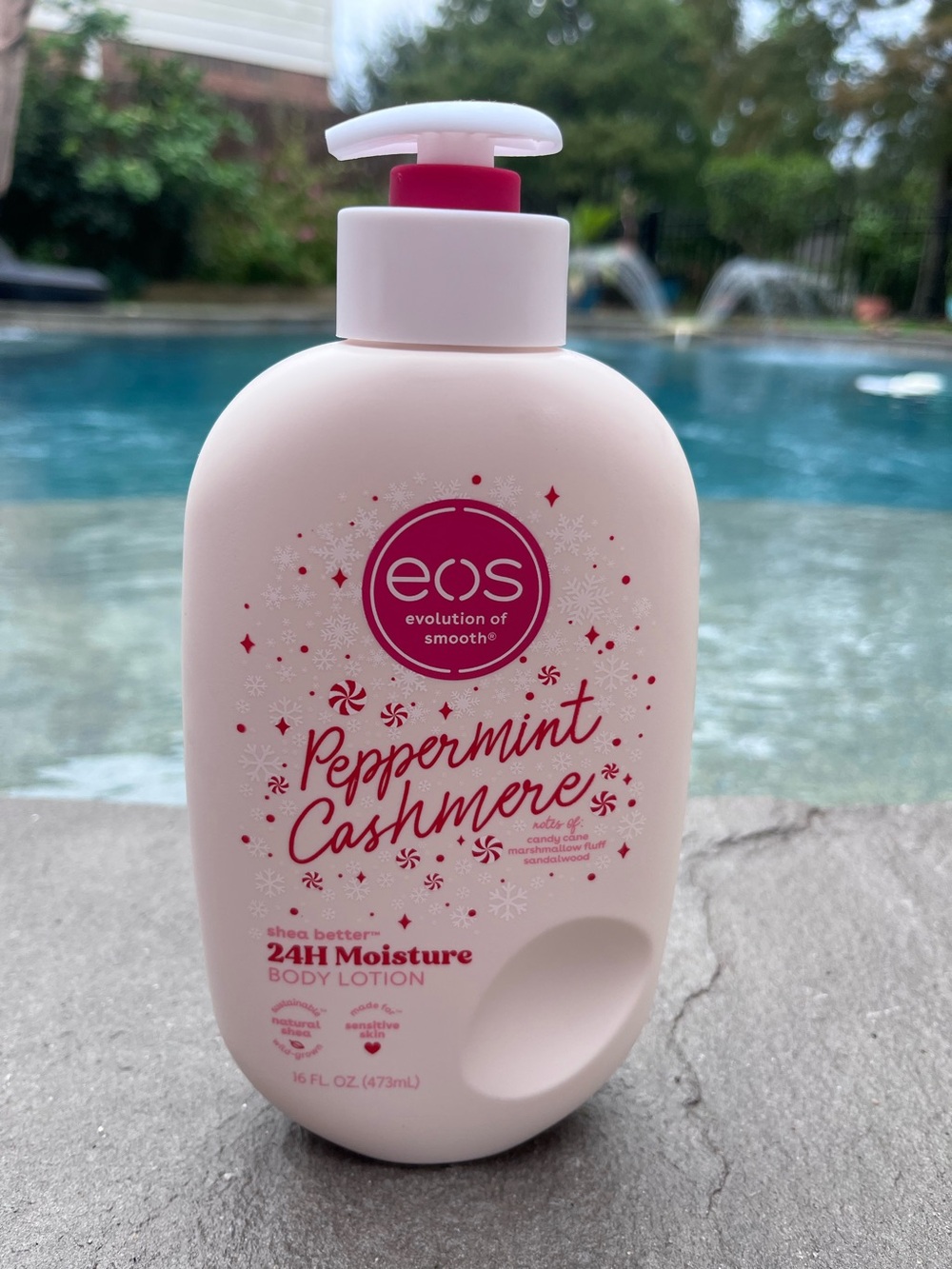 eos Peppermint Cashmere Limited Edition Body Lotion New